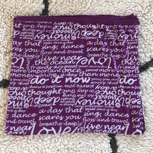 Lululemon large manifesto scarf burnout purple
